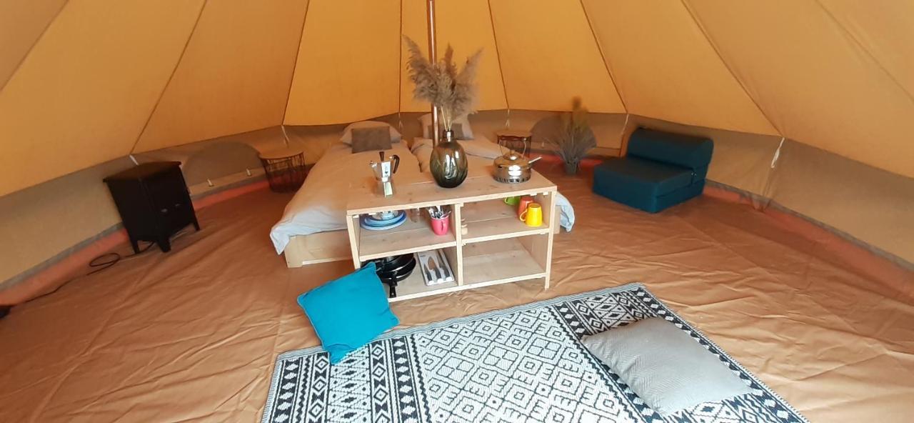Tente Bell au camping Hautoreille Bannes (Haute-Marne) Exterior foto